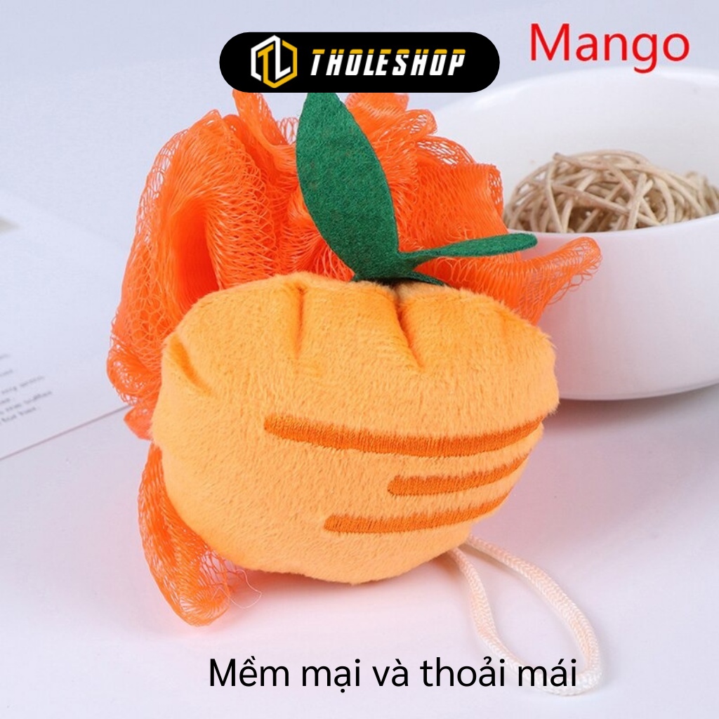 Bông Tắm - Bông Tắm Lưới Siêu Tạo Bọt Mềm Mại Không Gây Kích Ứng Da Hình Trái Cây 4222