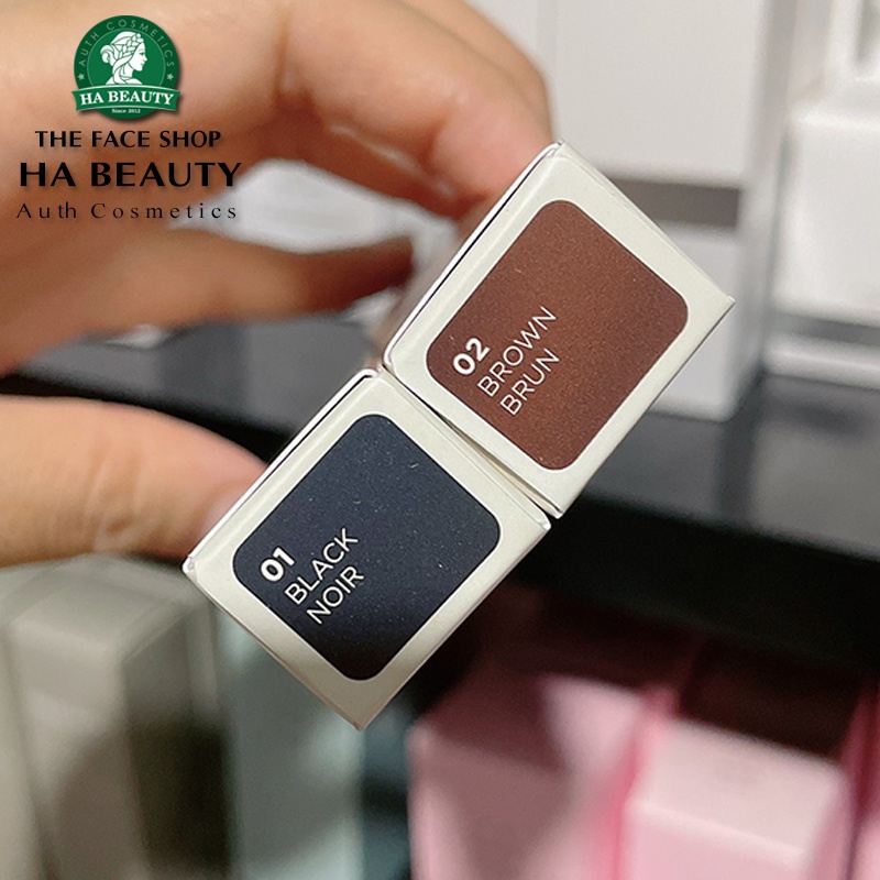 Bút kẻ viền mắt The Face Shop mảnh mềm mại bổ sung dưỡng chất fmgt Gold Collagen Marker Eyeliner 1g