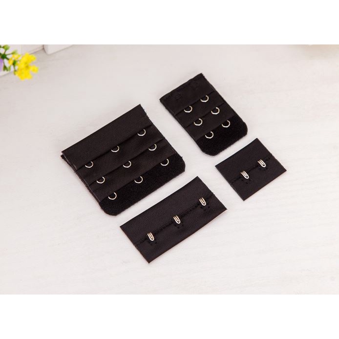 Móc nối nới rộng áo ngực dây nới tăng kích thước áo ngực chất liệu thép không gỉ 2 móc, 3 móc MC02