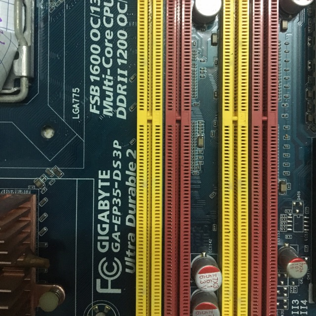 Main Gigabyte Ep35-DS3P dòng pro 2 khe Vga chính hãng