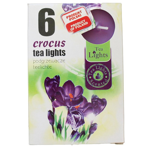 Hộp 6 nến thơm Tea lights Admit ADM0711 Crocus (Hương hoa nghệ tây)