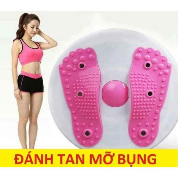 [Hot]-DỤNG CỤ XOAY EO MASSAGE CHÂN 2IN1