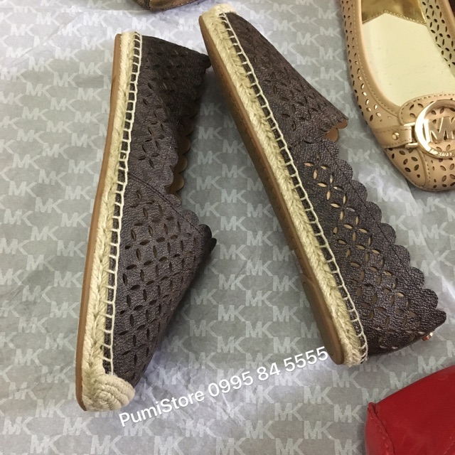 Giày Slip on Alexis Perforated Logo MK