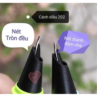 Ngòi thay bút Cánh diều 202, Hoàng Ngọc panda, ngòi êm, thanh đậm nhẹ