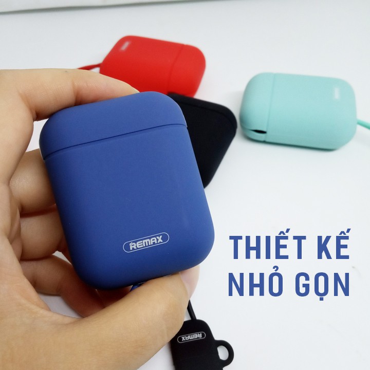 [Mã LTP50 giảm 50000 đơn 150000] Case Silicone cho Airpod / Airplus 2019 Remax RC-A6