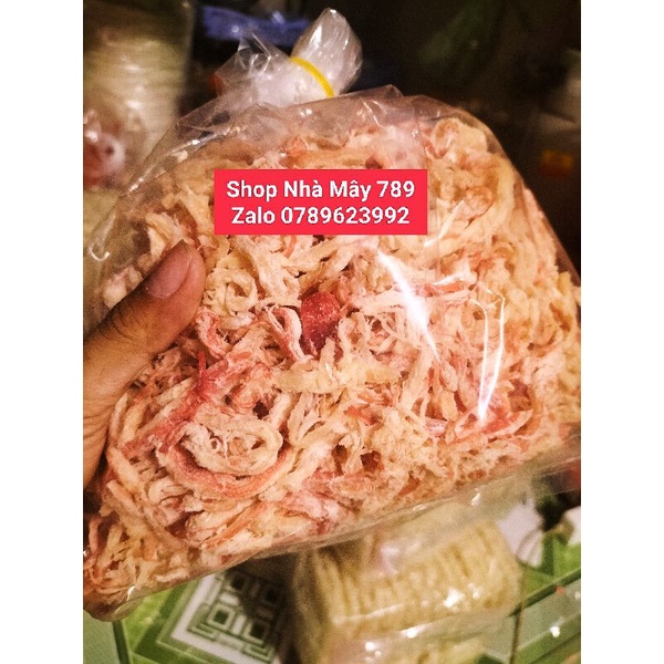 500g khô mực hấp nước cốt dừa xé sợi loại ngon 150k