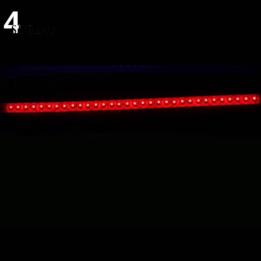 Dây đèn 32 bóng LED 12V 30cm đi đường ban ngày trang trí cho xe hơi nhiều màu