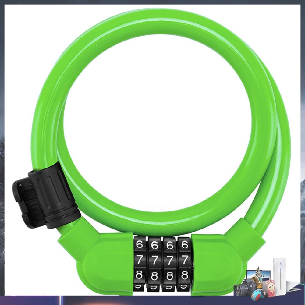 Dây Khóa Xe Đạp 4 Số Chống Trộm