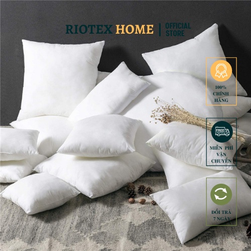 Ruột Gối Hơi Ép Hơi Cao Cấp RIOTEX Có Khóa Kéo, Ruột Gối Nằm,40x60cm, 50x70cm và Ôm 35x100cm