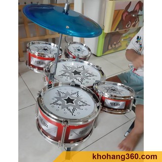 Bộ 5 trống Jazz Drum kèm ghế – Cho bé yêu