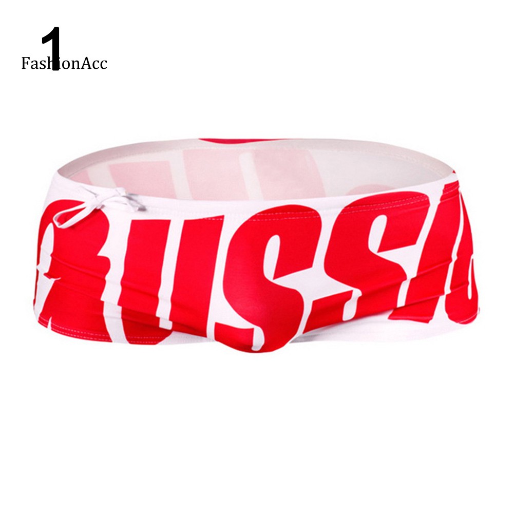 Quần bơi lưng thấp in chữ cho nam | BigBuy360 - bigbuy360.vn