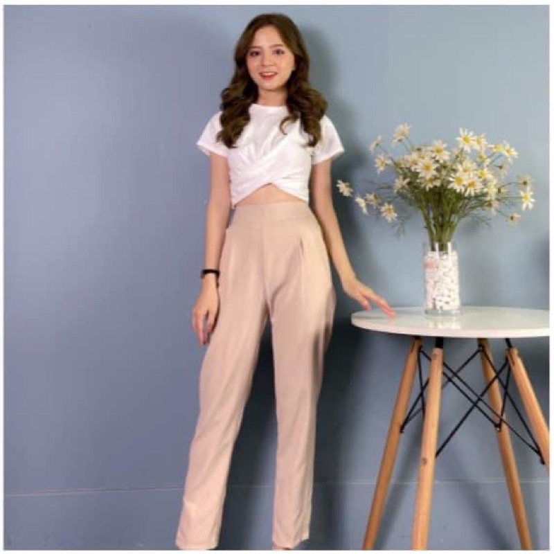 Quần Tây baggy xẻ gấu 85k