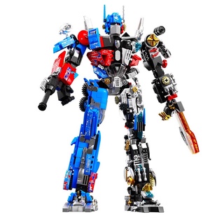 Lắp ráp mô hình - LW 7038 ( Xếp hình robot đại chiến tranformer optimus prime 1557 mảnh ghép )