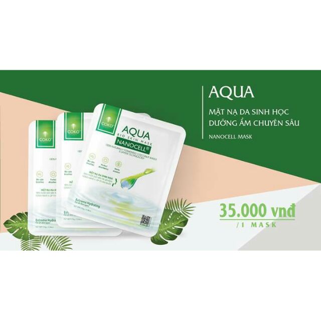 Mặt nạ dưỡng ẩm Aqua