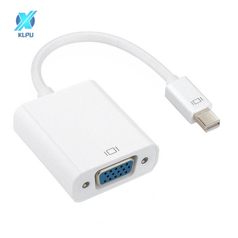 COD# Thunderbolt Display Port dp Mini DP To VGA Adapter Converter Cable for Apple MacBook Air Pro iMac ThinkPad X1 #VN