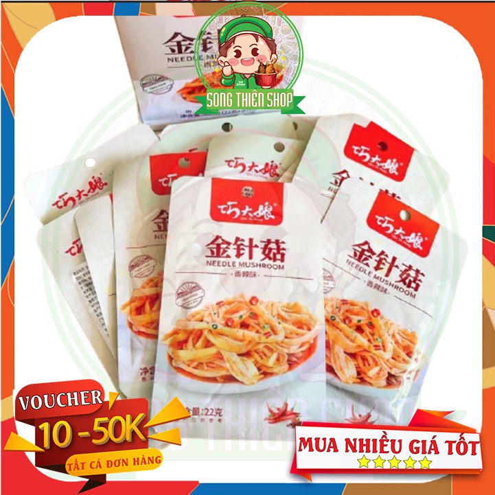 Nấm Kim Châm Sốt Cay Siêu Ngon ⭐Song.Thien.Shop✅
