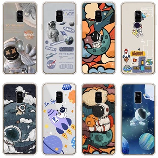 Ốp Điện Thoại TPU Dẻo In Họa Tiết Độc Đáo Thời Trang Cho Samsung Galaxy A8 plus 2018 A6 2018 plus