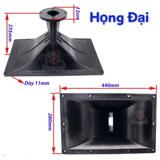 Họng loa treble kèn đại 28x44cm. giá 1 chiếc. họng loa kéo nhựa cao cấp dầy, họng treble 250, treble 350, treb 450, 750,