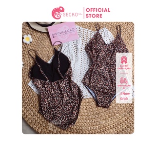 GECKO Bikini 1 Mảnh Da Beo GK0103 (Ảnh Thật)