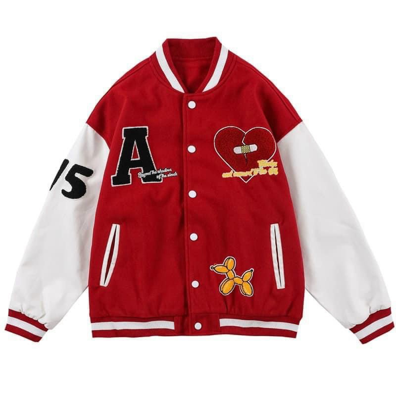(Free Ship) Áo Khoác Hoodie Kiểu Bomber Nút Bấm In Chữ K Dáng Thụng Chất Cách Nhiệt HOttrend mới h.h.p
