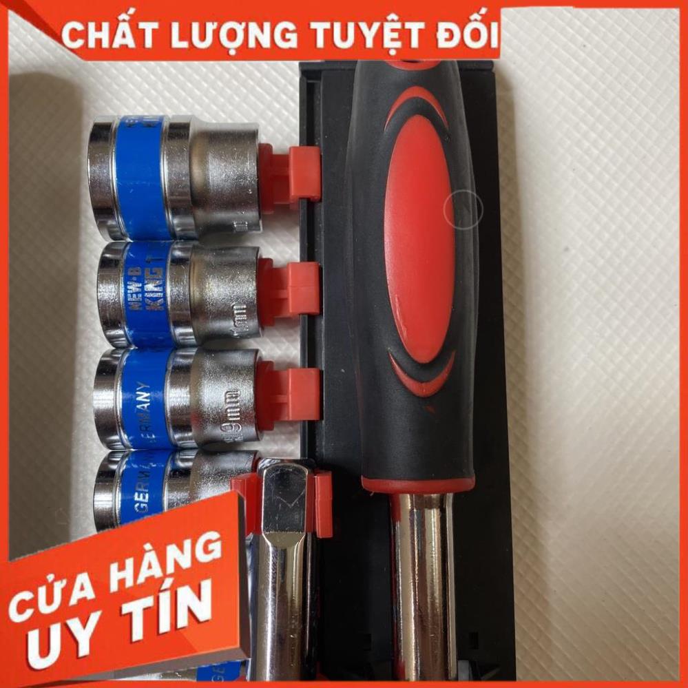 Bộ khẩu tay vặn ốc tự động đa năng King tool 12 chi tiết (bảo hành lỗi đổi mới 7 ngày)