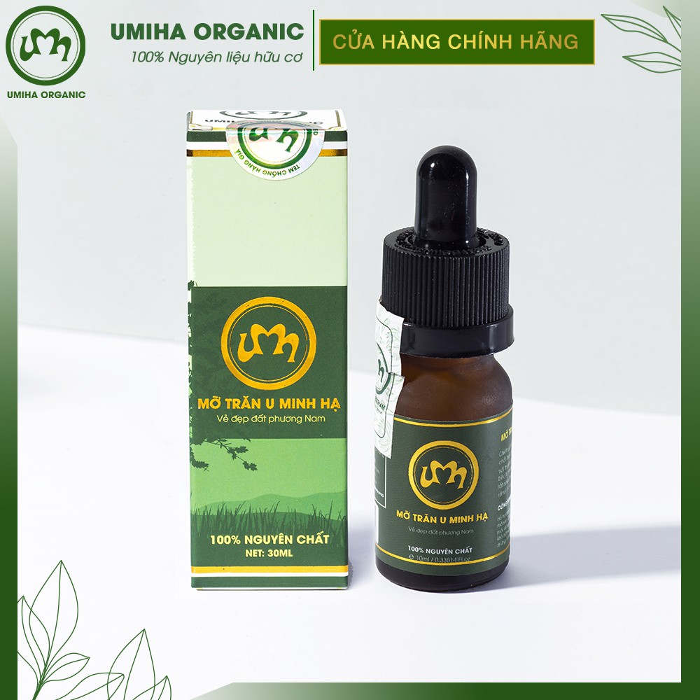 Mỡ trăn nguyên chất U Minh Hạ (10/30ml) UMIHA ORGANIC ngừa mụn, lành vết bỏng, sẹo, triệt lông vĩnh viễn và mờ thâm