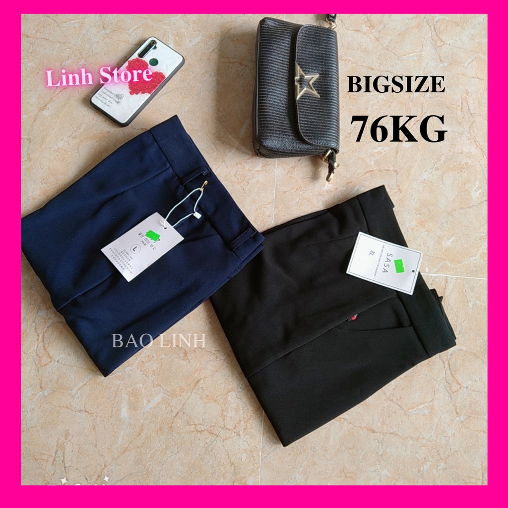 Quần Baggy Nữ Lưng Cao Linh Store Bigsize Dáng Dài Công Sở Chất Liệu Tuyết Mưa Đi Làm Đi Học M668