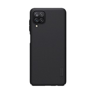 Ốp lưng Nillkin sần cho Samsung A12 nhựa cứng chống vân tay ( tặng giá đỡ )