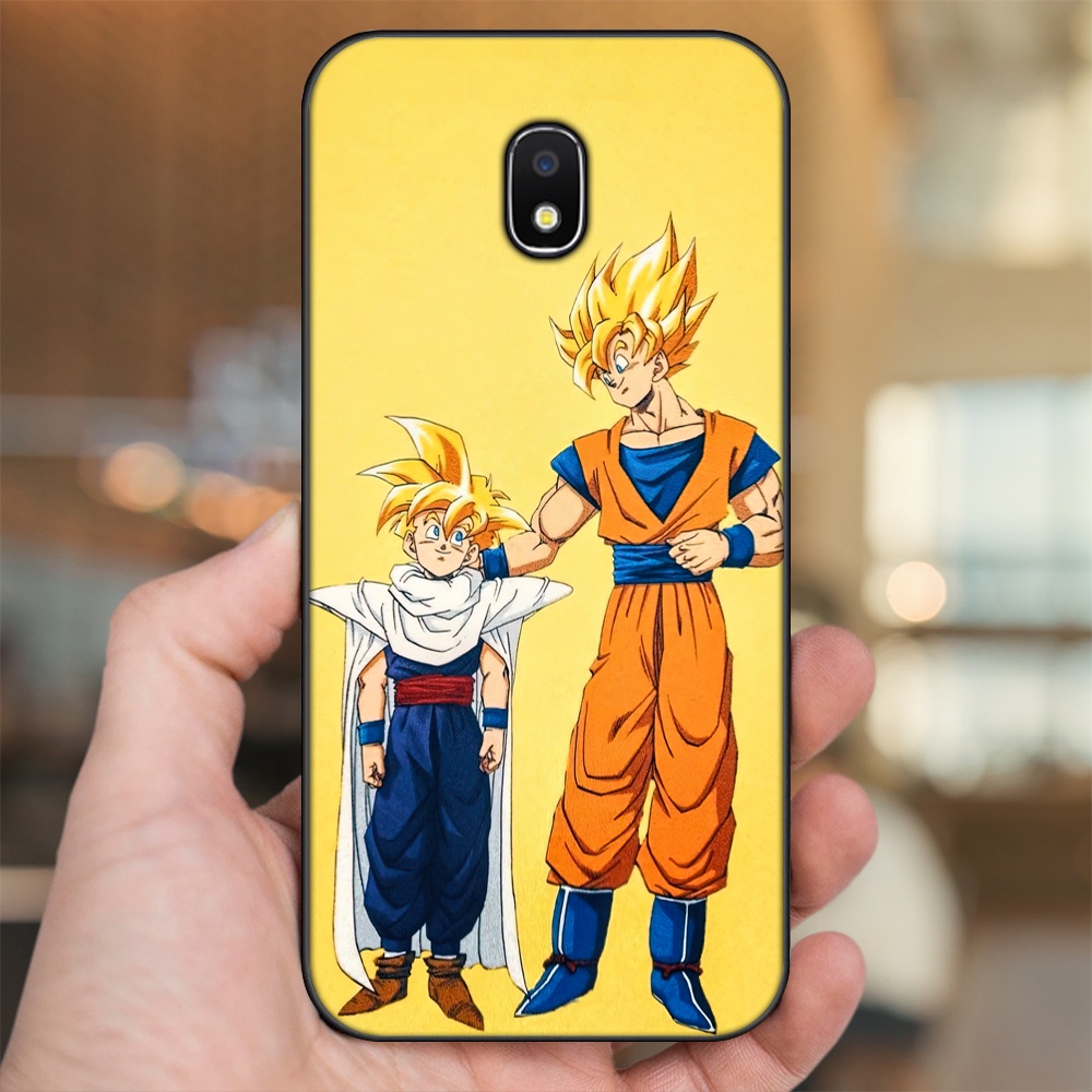 Ốp lưng Samsung J3 Pro, J5 2017, J5 Pro, J7 Pro viền đen in hình Gohan Dragon Ball