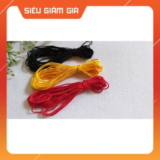 [siêu sale] 5M Dây Dù Làm Vòng Tay giá rẻ Dây đan vòng teen, vòng handmade,làm móc khóa,dây trang trí,chỉ đỏ 2mm