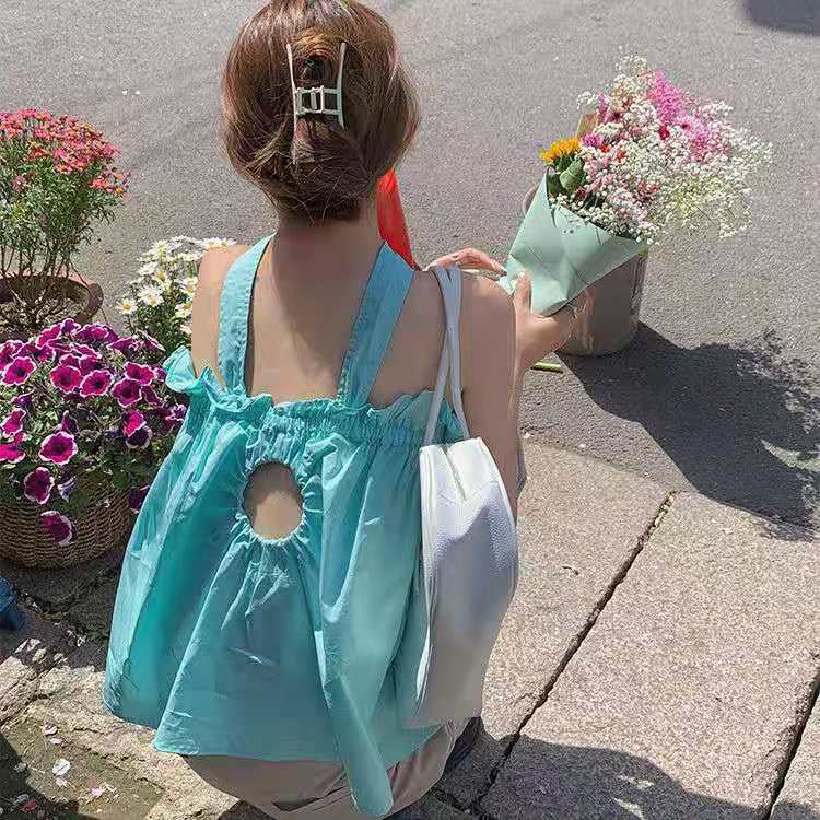 Áo Không Tay Cổ Yếm Xinh Đẹp Thời Trang Quyến Rũ Size Lớn Dành Cho Bạn Nữ | BigBuy360 - bigbuy360.vn