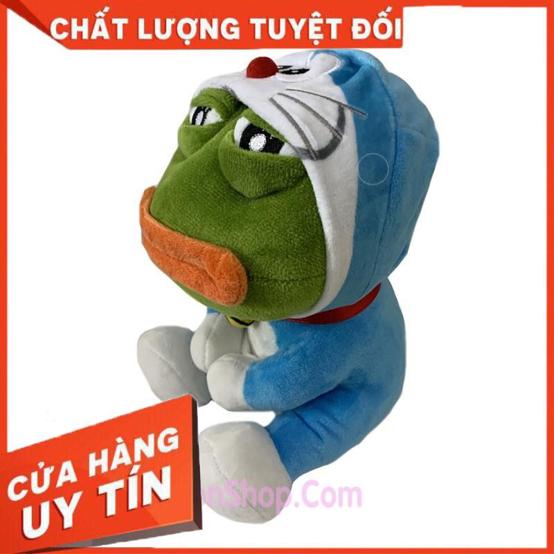 Ếch xanh pepe lai Doremon - Frog Pepe