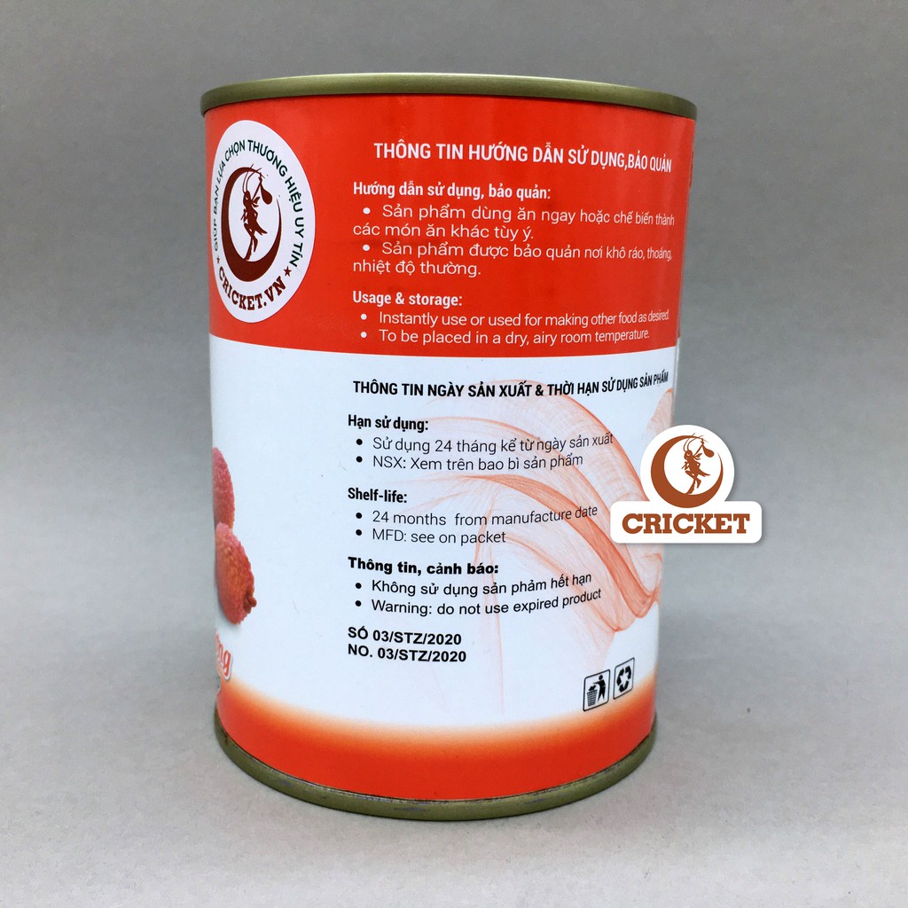 Vải Thiều Ngâm Nước Đường NIF Lon 560g