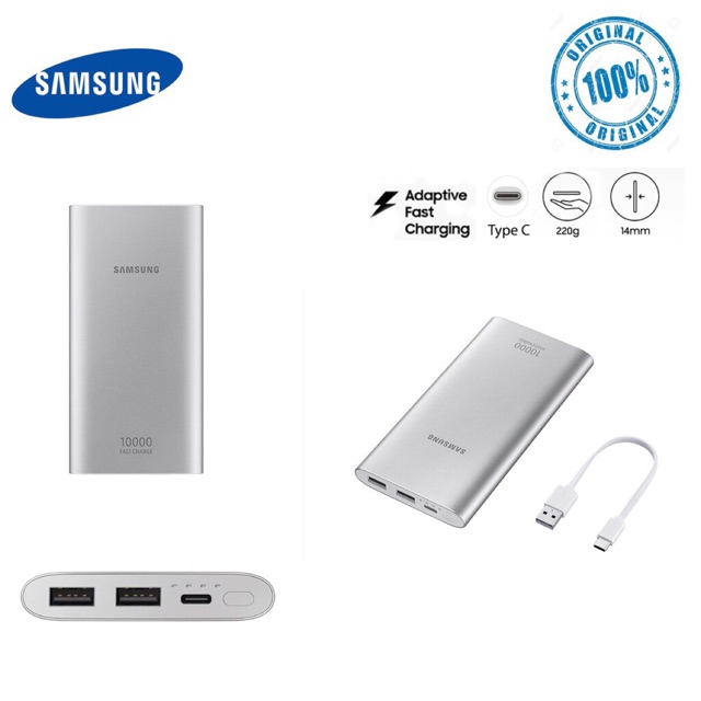 Sạc dự phòng Samsung 10000 mAh chính hãng. Sạc nhanh