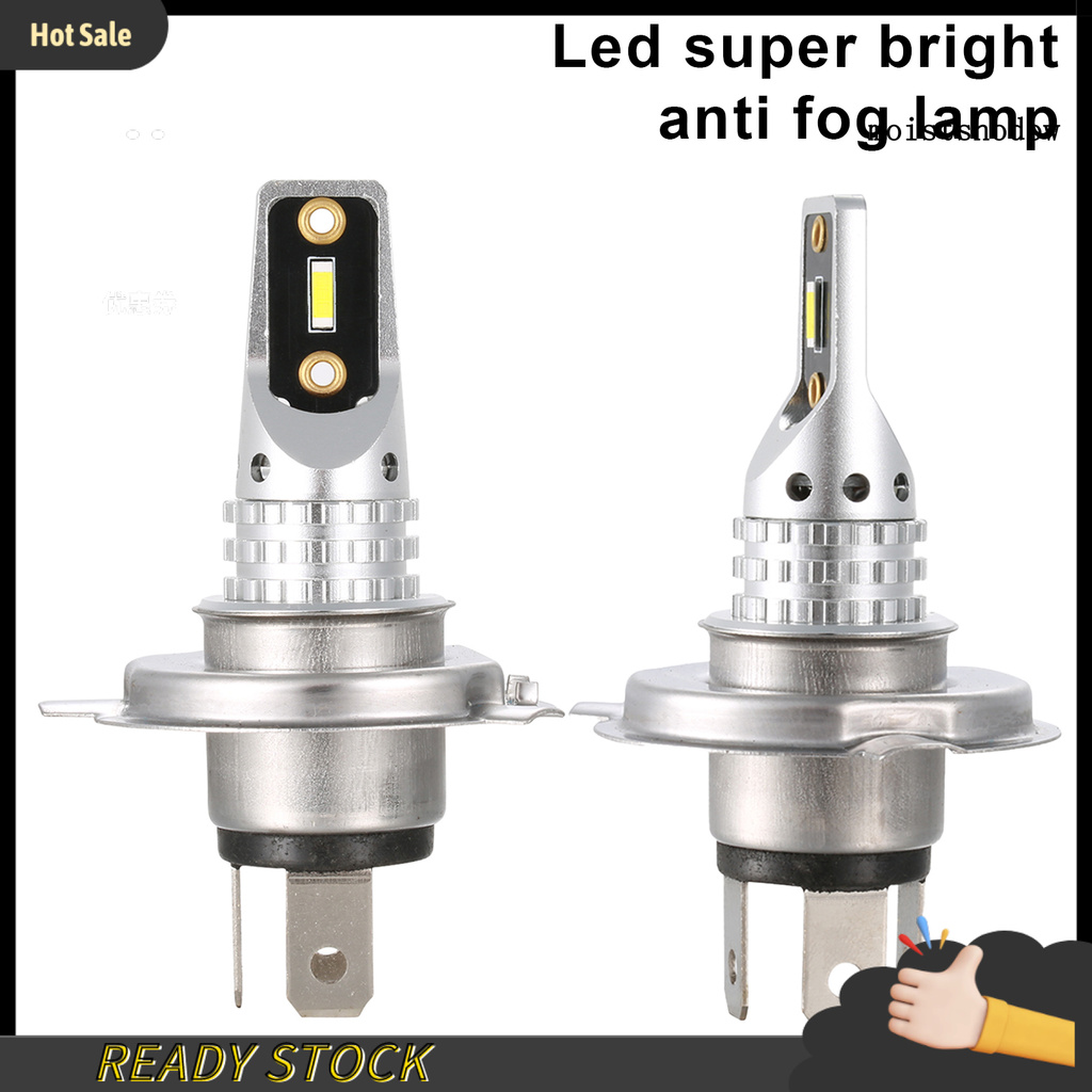 Set 2 Đèn Led Sương Mù Siêu Sáng Dc 12-24v 6500k 50w V8-H4 / H7 / 1156 Csp-1860