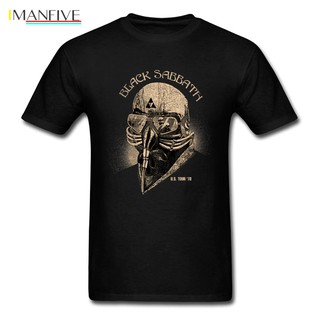 Tops Black Sabbath Streetwear Gas Mask Vintage Retro Design Men'S T-Shirts Halloween Gift