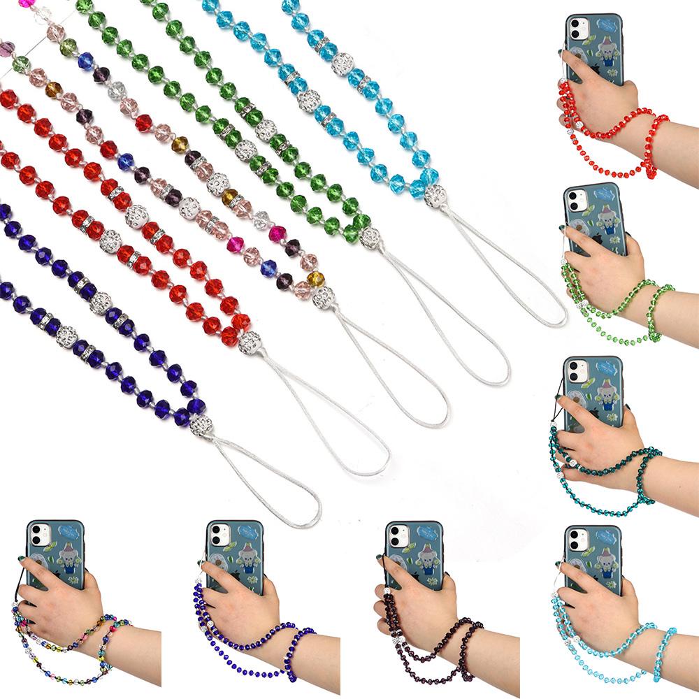 MYRON New Phone Hang Rope Women Mobile Phone Strap Lanyard Phone Chain Anti-Lost Artificial|Colorful Fashion Cell Phone Case Hanging Cord