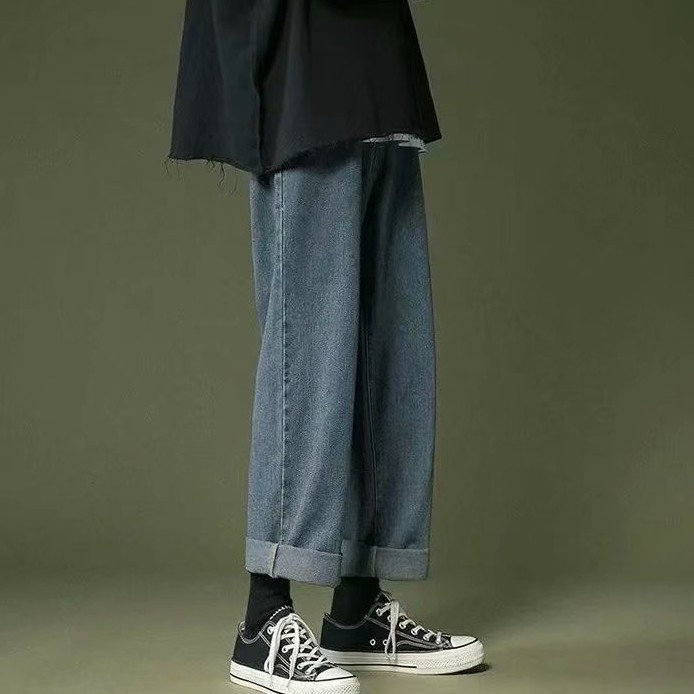 Quần Jeans Baggy Dáng Rộng Thời Trang Cho Nam