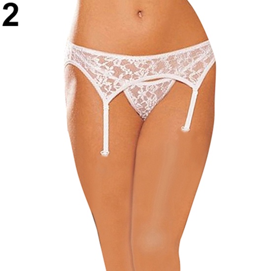 Bộ Quần Lót Và Đai Nịt Bít Tất Ren Co Giãn Cao Cho Nữ