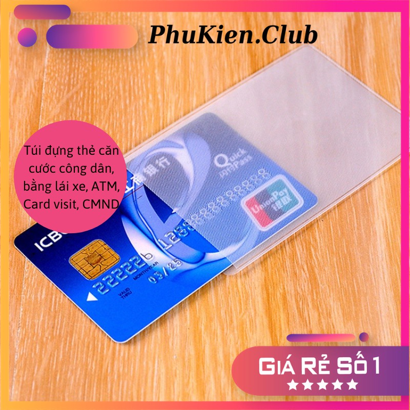 Túi đựng thẻ căn cước công dân, bằng lái xe, ATM, Card visit, CMND