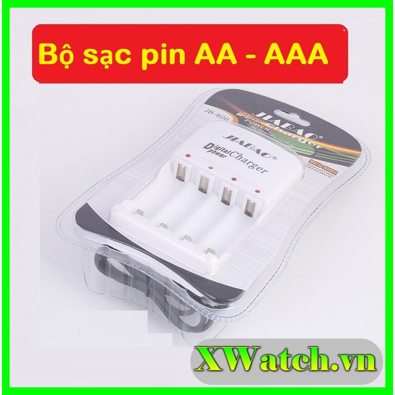 Bộ sạc pin đa năng AA/ AAA JIABAO JB-806 - Bộ sạc pin AA /AAA