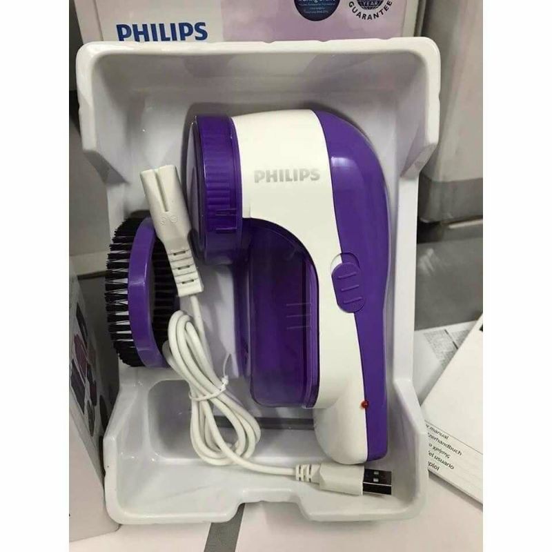 Máy cắt lông xù Philips GC027 màu tím