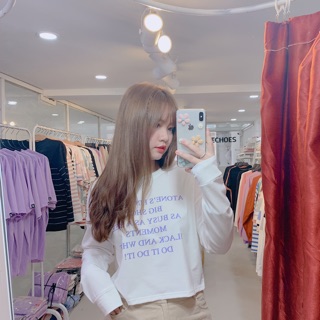 Áo Croptop tay dài