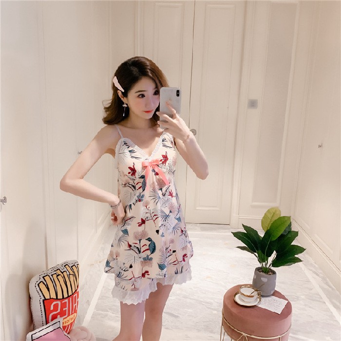 Đồ ngủ sexy quyến rũ hay dây chất liệu cottong kèm bra | BigBuy360 - bigbuy360.vn