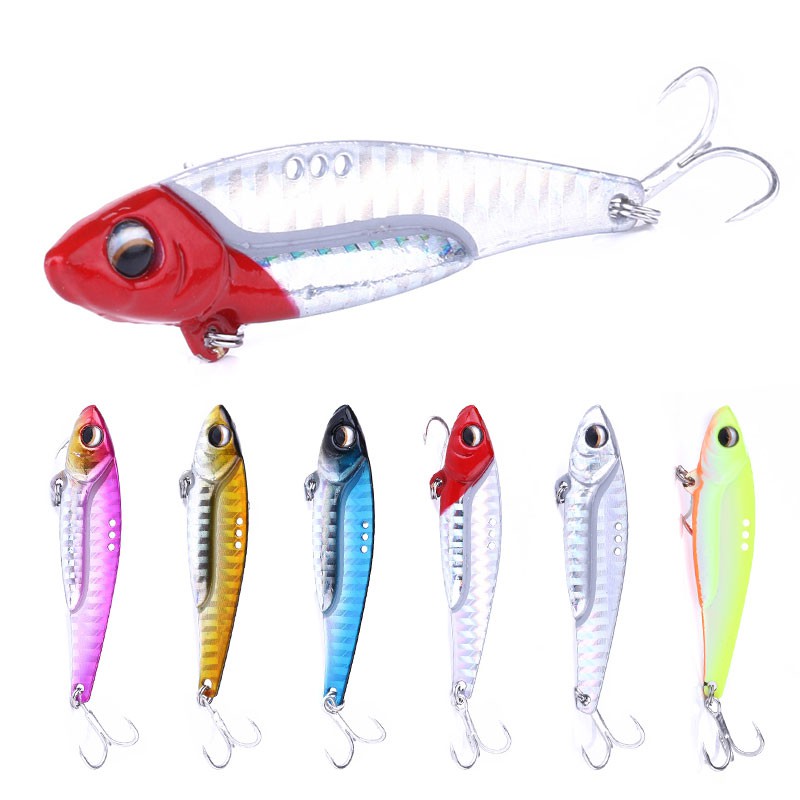 HENGJIA 1PC VIB 13G 16G 20G Vibe Fishing Lure swimming wobbler crankbait metal lead jigs bait