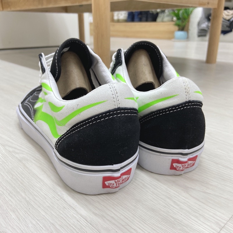 [CHÍNH HÃNG] giày VANS Flame xanh, săn sale 60%