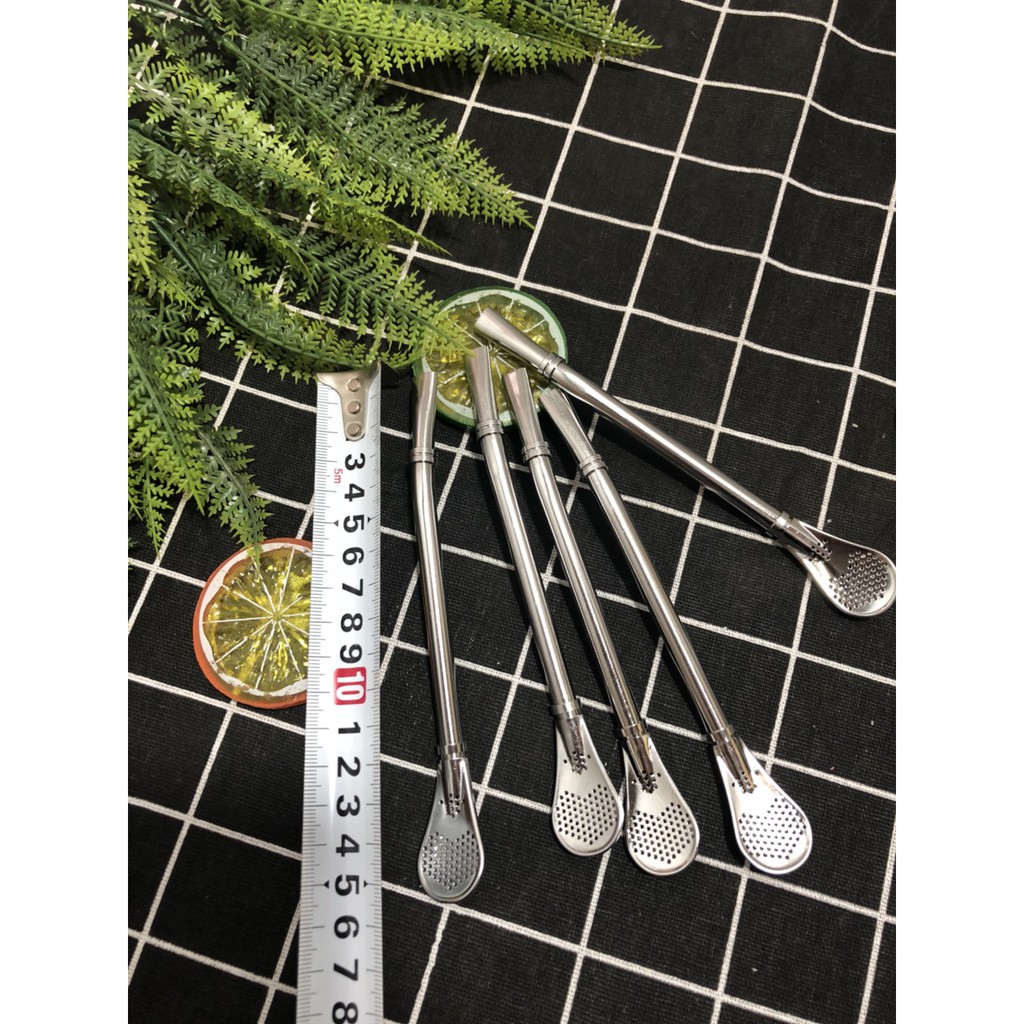 Ống hút kèm thìa khuấy vệ sinh ống hút rất dễ dàng | BigBuy360 - bigbuy360.vn