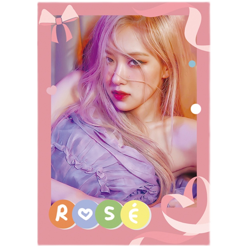 Thẻ ảnh polaroid chủ đề thành viên nhóm nhạc Blackpink