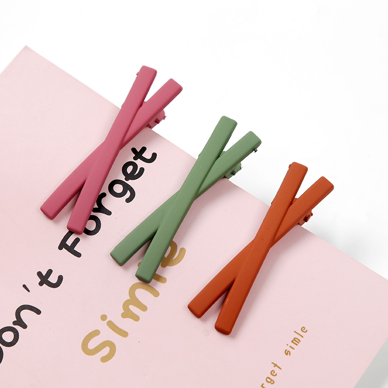 Kẹp tóc kiểu mỏ vịt nhiều màu sắc phong cách Hàn Quốc