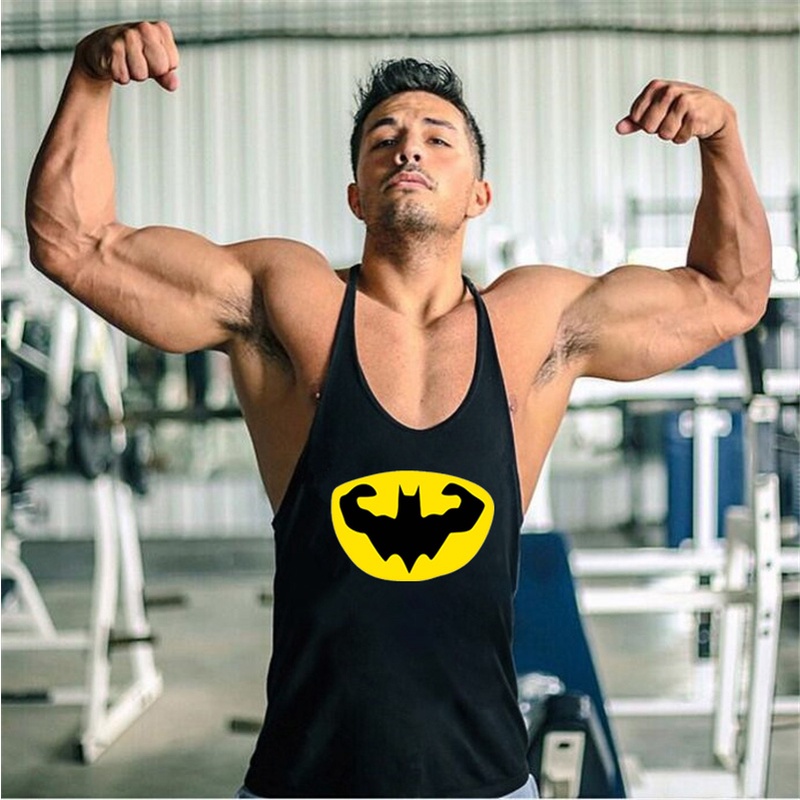 ○Áo thun 3 lỗ in hình Batman phong cách thể thao